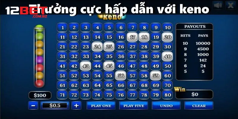 Công thức chơi keno hiệu quả, dễ thắng
